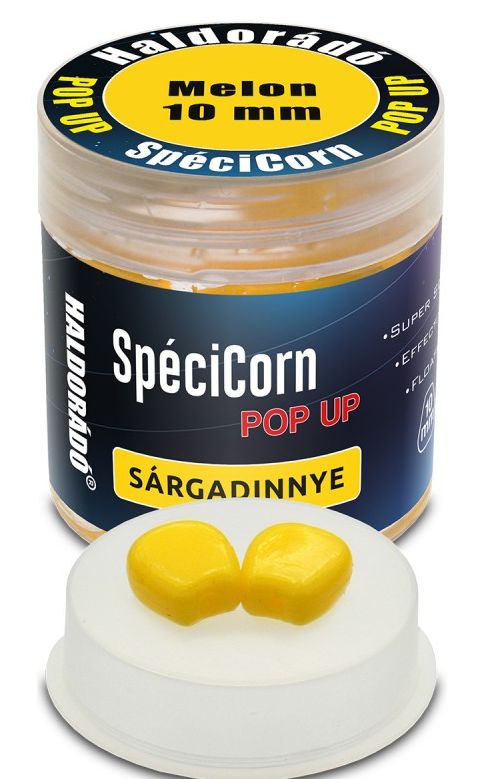 Levně Haldorádó gumová kukuřice spécicorn 10 mm 10 ks - žlutý meloun