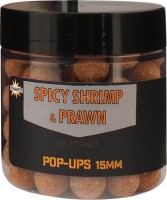 Dynamite baits foodbait spicy shrimp & prawn pop-ups 15 mm