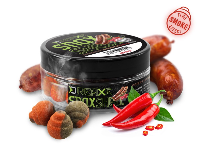 Levně Delphin rozpustné wafters d snax shell frankfurtská klobása chilli 30 g - 12 mm