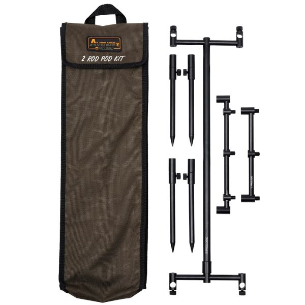 Prologic Stojan Avenger Rod Pod Kits Carrycase 2 Rod