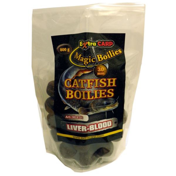 Extra Carp boilie Cat Fish Liver Blood 800 g 30 mm