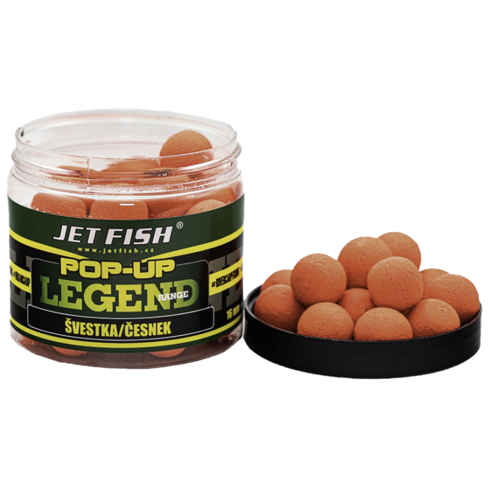 Jet fish legend pop up švestka/česnek - 60 g 12 mm