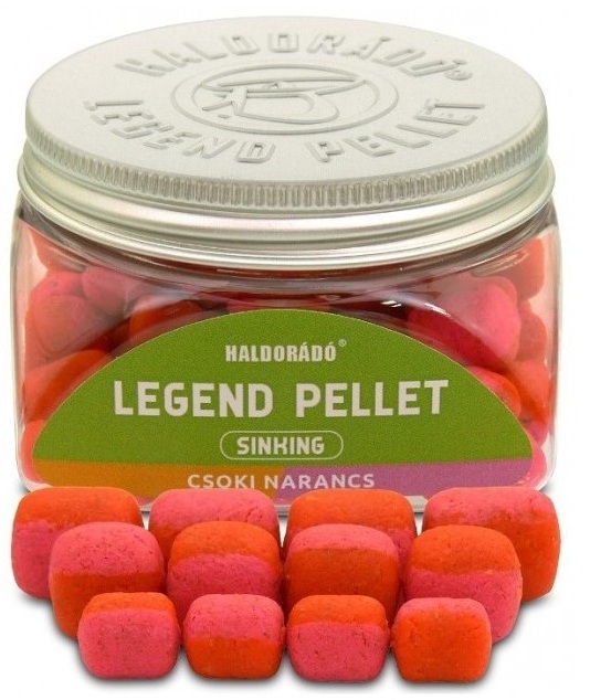 Haldorádó pelety legend pellet sinking 70 g 8/12/16 mm - čokoládový pomeranč
