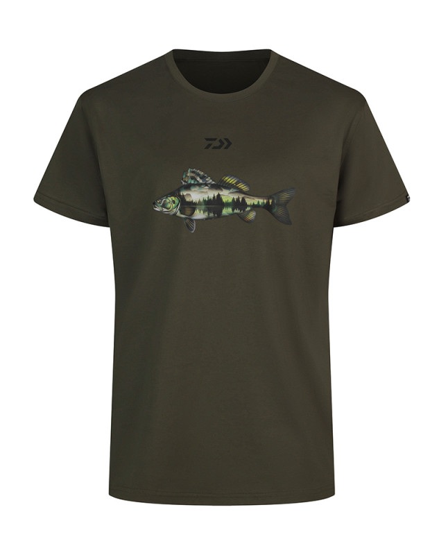 Daiwa tričko d-vec t-shirt zander - l