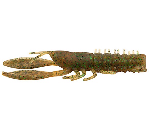 Levně Fox rage gumová nástraha floating creature crayfish uv green pumpkin - 9 cm 5 ks