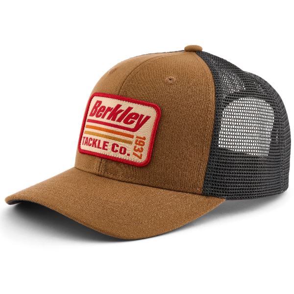 Berkley Kšiltovka Striper Trucker Cap Brown Charcoal