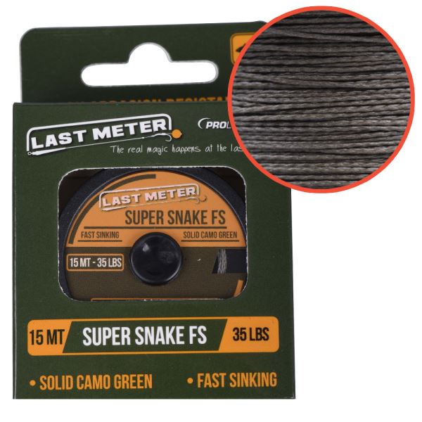 Prologic Návazcová Šňůrka Super Snake FS 15 m Camo