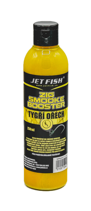 Jet fish zig smoke booster 250 ml - tygří ořech