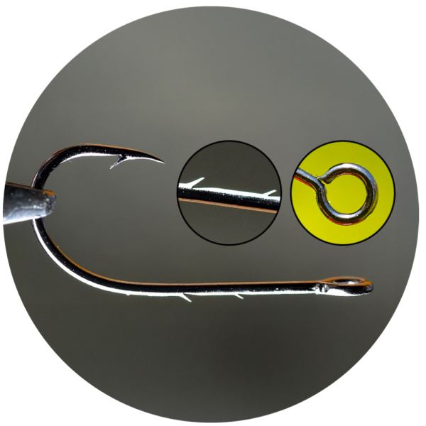 RedBass Háček Spinning Cheburashka Hooks 825 Sickle 10 ks