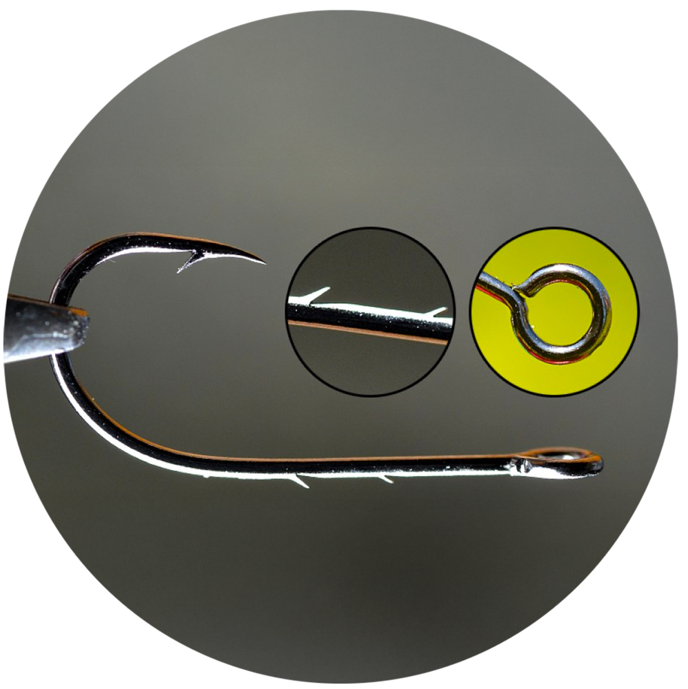 Redbass háček spinning cheburashka hooks 825 sickle 10 ks - 2