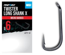 Nash Háčky Twister Long Shank X Micro Barbed 10 ks