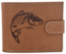 Mercucio Peněženka Světlehnědá Vzor 33 Kapr