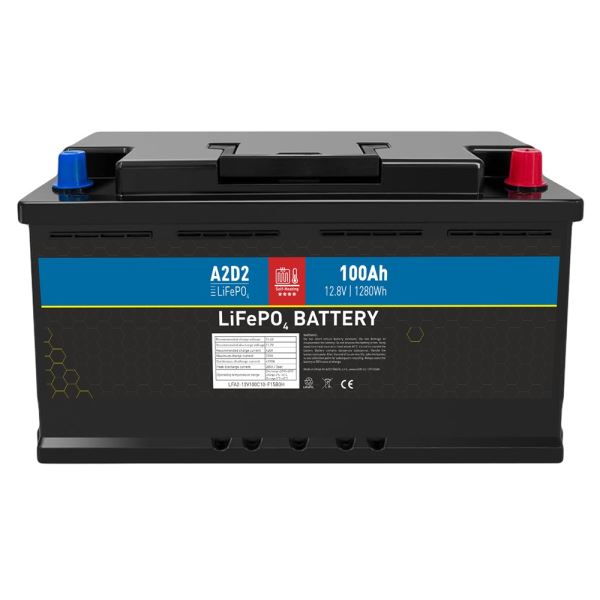 A2D2 Baterie LiFePo4 12,8 V 100Ah F15 Self-Heat Car Battery Case Gotion Cells