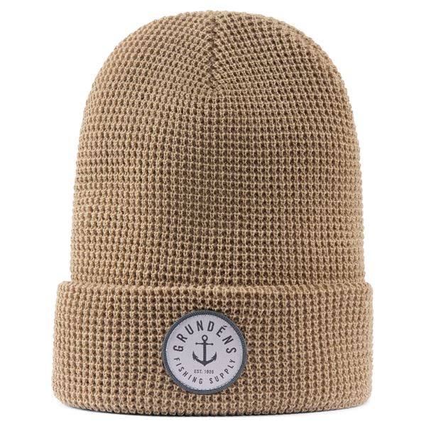 Grundéns Čepice Anchor Waffle Beanie Clay
