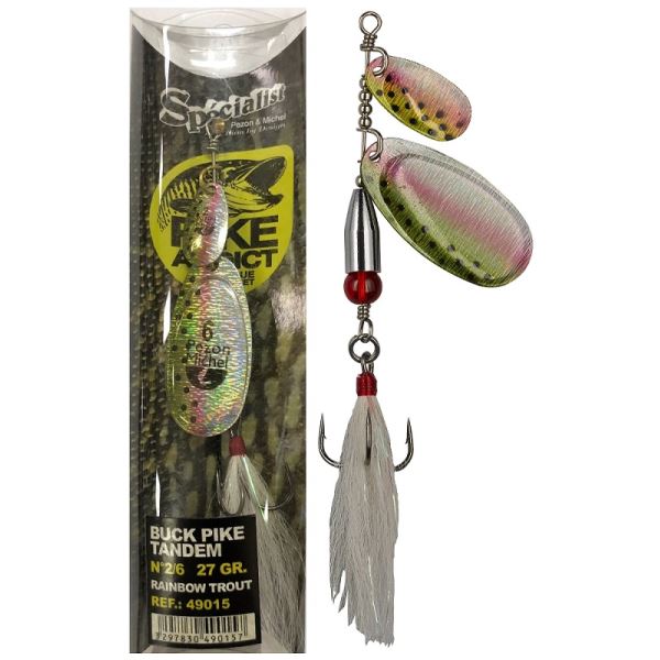 Pezon&Michel Třpytka Buck Pike Tandem Rainbow 27 g