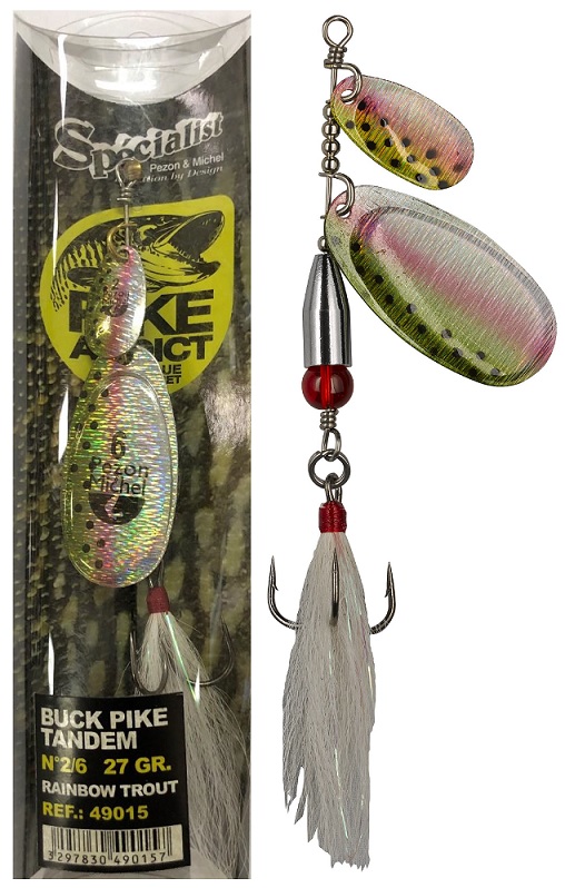 Pezon&michel třpytka buck pike tandem rainbow 27 g