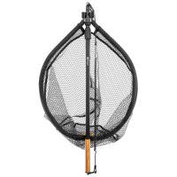 Fencl Přívlačový Podběrák Predator Premium Pro XL s Pogumovanou Sítí 55x47 cm (1)