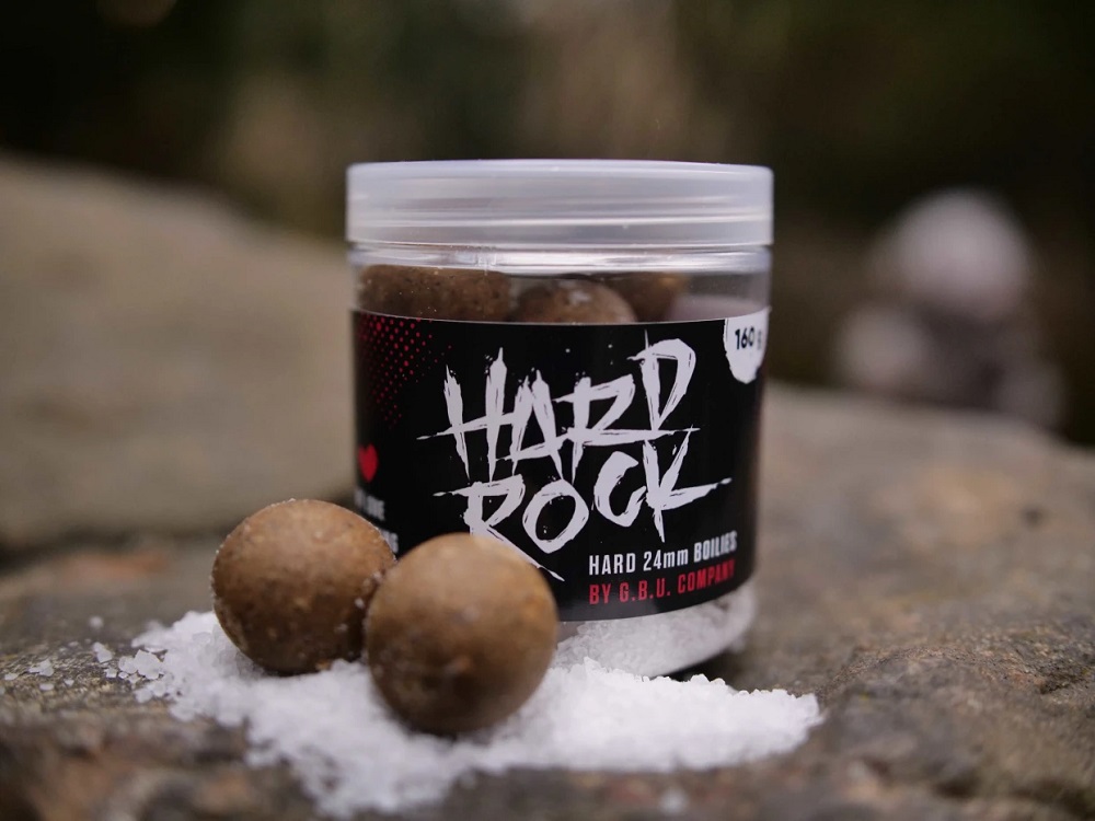 G.b.u. tvrzené boilies v mořské soli hard rock 160 g 24 mm - anarchy