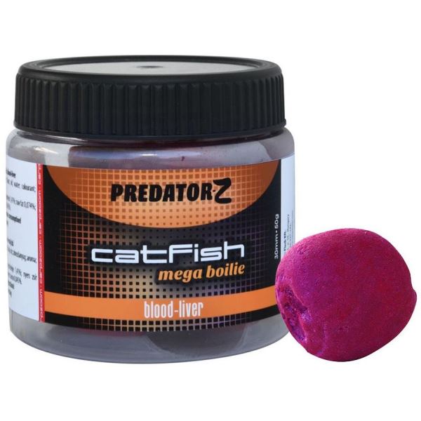Carp Zoom Boilie Catfish Mega Boilie Krev Játra 30 mm 50 g