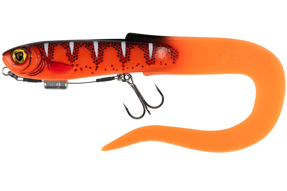 Fox rage gumová nástraha slick eel loaded uv red wake - 35 cm 102 g #3/0