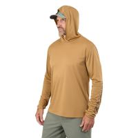 Grundéns Funkční UV Mikina Tough Sun Hoodie Whiskey (4)