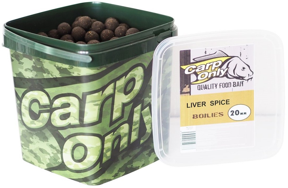 Levně Carp only boilies liver spice - 3 kg 16 mm