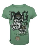 HOTSPOT DESIGN Tričko Skull Rig-Velikost XXL