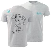 Giants Fishing Tričko Dětské Kapřík Šedé