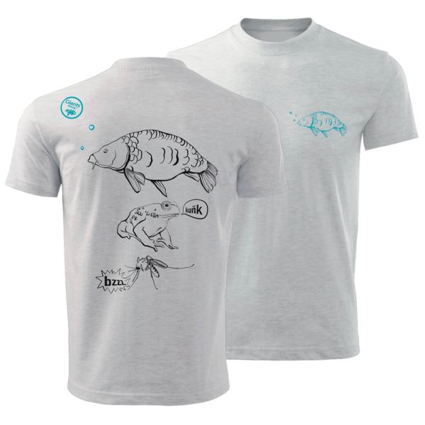Giants Fishing Tričko Dětské Kapřík Šedé