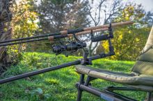 Korum Rameno Teleskopické s Hrazdami XS Two Rod Arm & Rests (14)