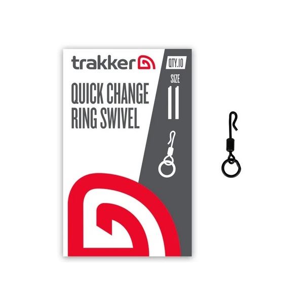 Trakker Obratlík s Kroužkem Quick Change Ring Swivel 10 ks - Velikost 11