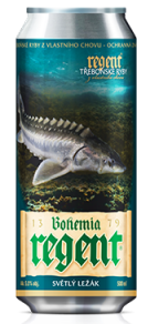 Bohemia regent pivo vodní říše jeseter ruský 0,5 l