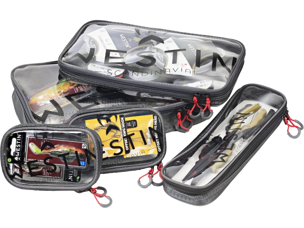 Levně Westin sada pouzder w4 clear guard pouch set 5v1 titanium black