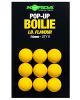 Korda Umělá Nástraha Pop Up Boilie IB Yellow - 14 mm 9 ks