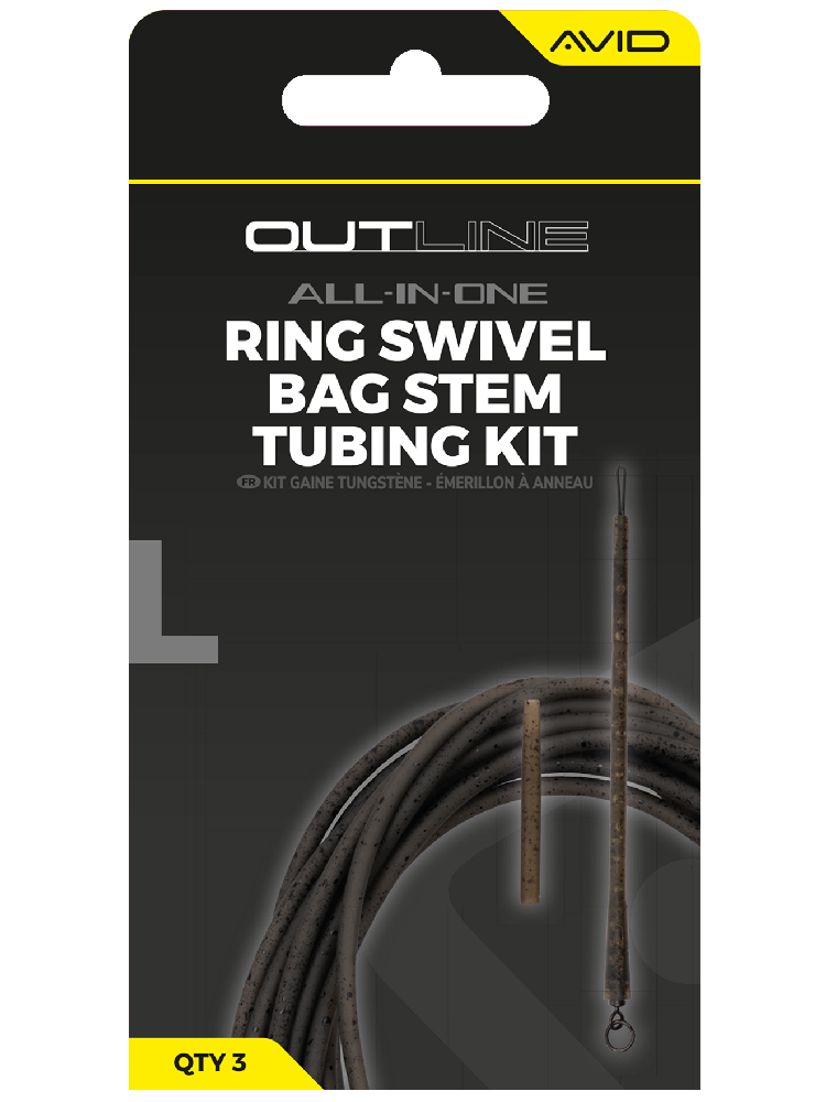 Avid carp montáž outline ring swivel bag stem tungsten tubing kit