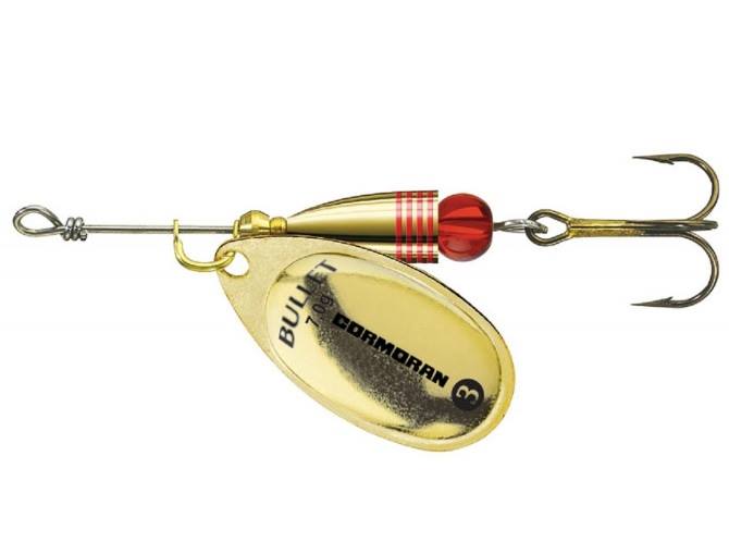 Cormoran třpytka bullet spinner zlatá - 4 - 12,5 g-velikost - 4 - 12,5 g