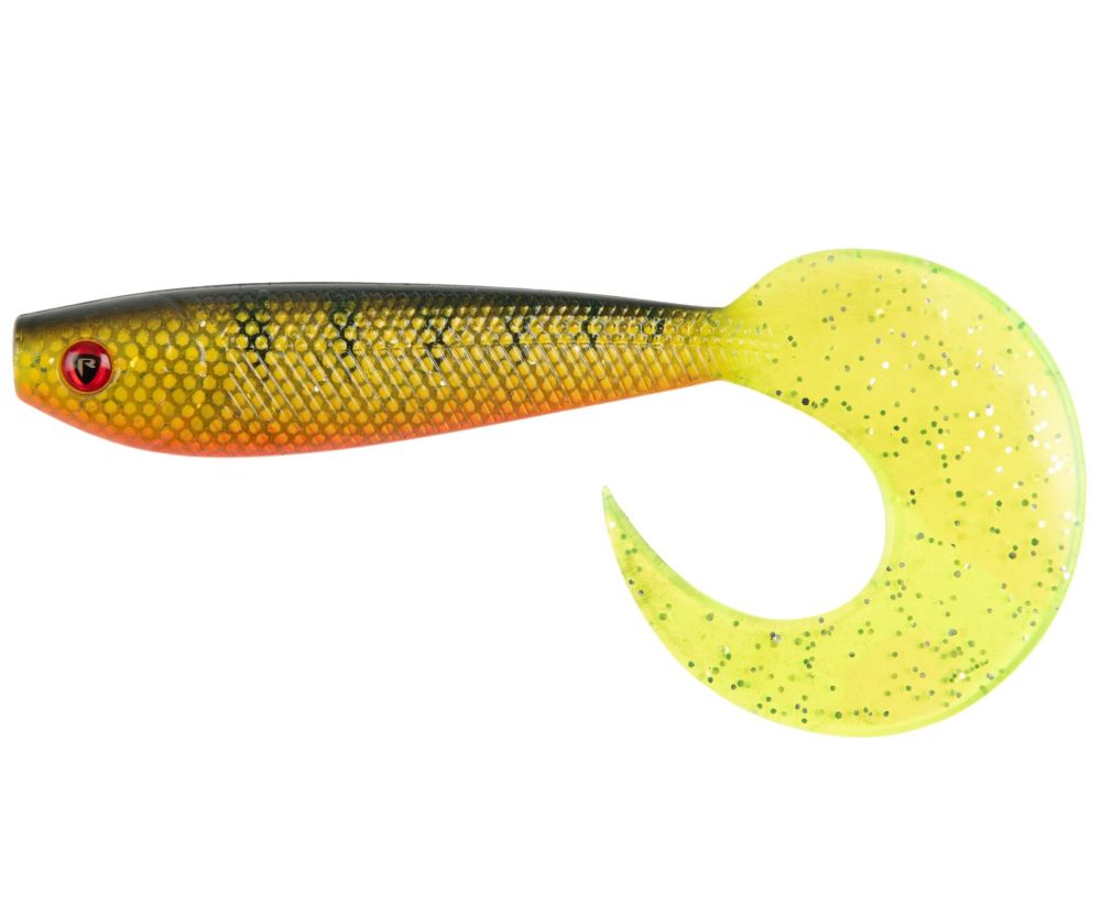 Fox rage gumová nástraha pro grub uv natural perch - 10 cm
