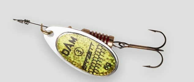 Dam třpytka standard spinner reflex gold - velikost 1 hmotnost 3 g