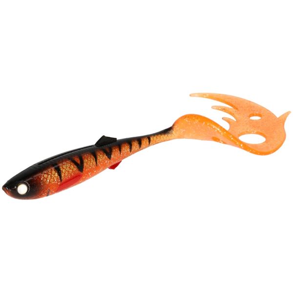 Mikado Gumová Nástraha Sicario Pike Tail Orange Perch Balení