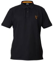 Fox Triko Collection Black Orange Polo Shirt