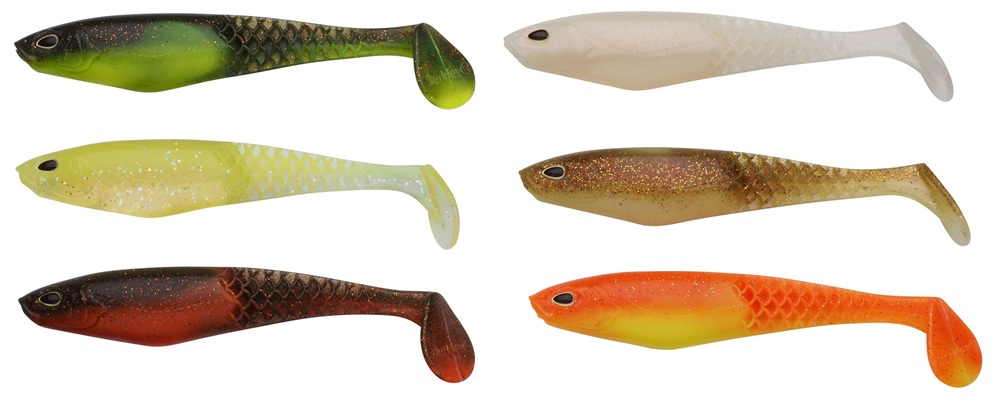 Levně Berkley gumová nástraha powerbait cullshad mixpack darkwater - 10 cm 8 g 6 ks