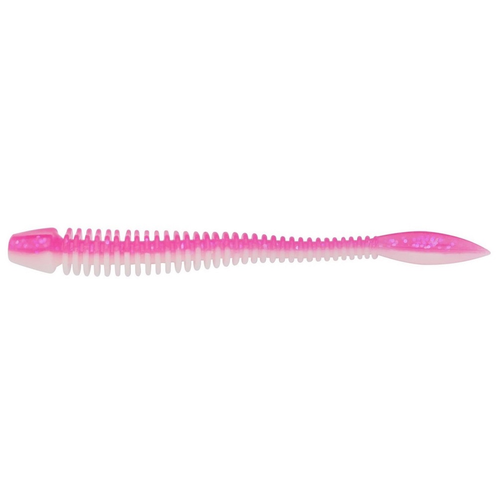 Levně Berkley gumová nástraha powerbait power flail pink white - 7 cm 10 ks
