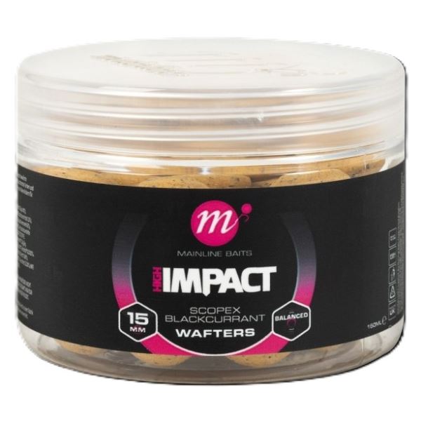 Mainline Wafters Hi Impact Scopex Blackcurrant 15 mm
