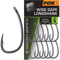 Fox Háčky Wide Gape Long Shank 10 ks - Velikost 6