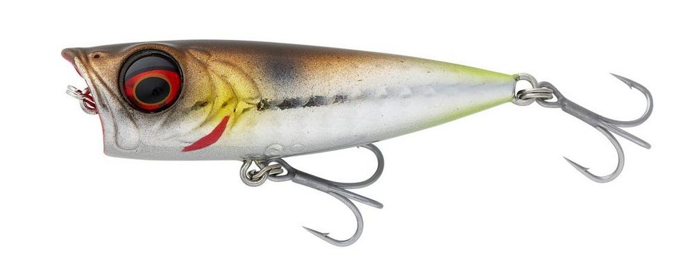 Savage gear wobler micro popper brown mullet - 5,5 cm 5,4 g