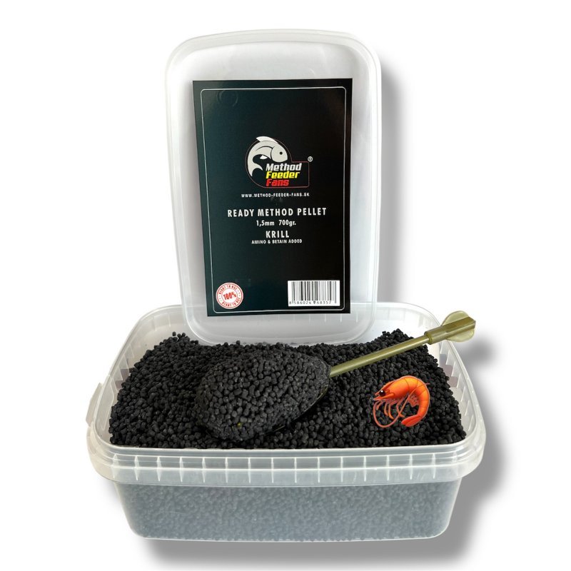 Levně Method feeder fans pelety ready method 700 g 1,5 mm - krill