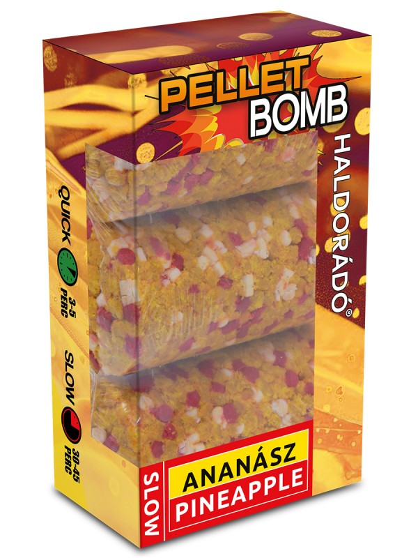 Levně Haldorádó pellet bomb slow - ananas
