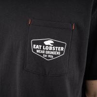 Grundéns Tričko Eat Your Words HD Pocket Tee Lobster Graphic Black (3)
