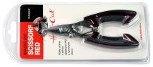 Hell-Cat Nůžky Scissor For Braided Line S/S Claret Red
