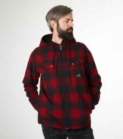 Geoff Anderson Zateplená Bunda Ezmar2+ Červená S Kapucí (3)